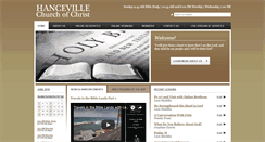 Desktop Screenshot of hancevillechurchofchrist.com